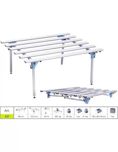 1 - Banco da lavoro per lastre e piastrelle di grande formato Sigma 63f