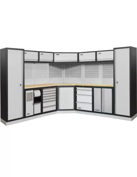1 - Arredamento modulare officina mobili banchi armadi cassettiere Fervi a007l 1 - Arredamento modulare officina mobili banchi armadi cassettiere Fervi a007l