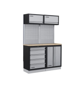 Arredamento modulare officina mobili banchi armadi cassettiere Fervi a007m