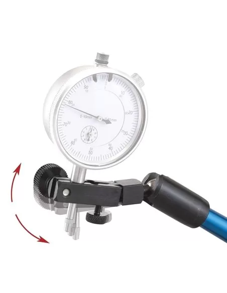 5 - Supporto snodabile idraulico base magnetica x comparatore Fervi s046