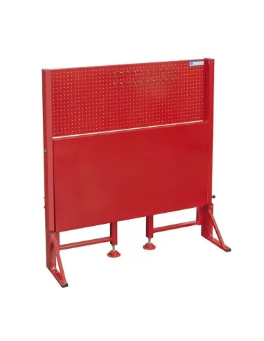 3 - Banco da lavoro richiudibile in acciaio officina utensili Fervi b019