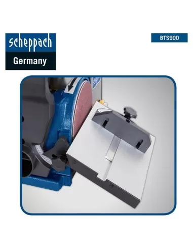 Levigatrice combinata da banco a nastro 100mm piu' disco 150mm Scheppach bts900