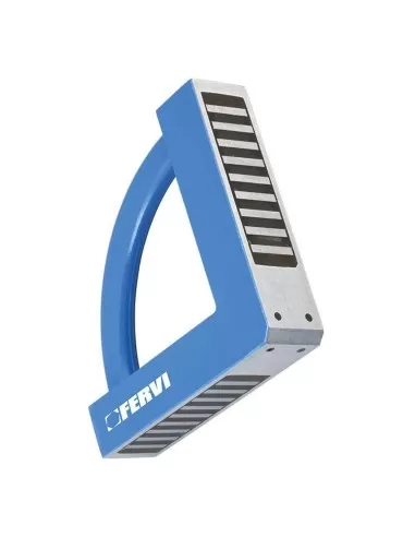 2 - Squadra magnetica a 90° professionale 150x150 mm 500 n saldatura Fervi s056/150