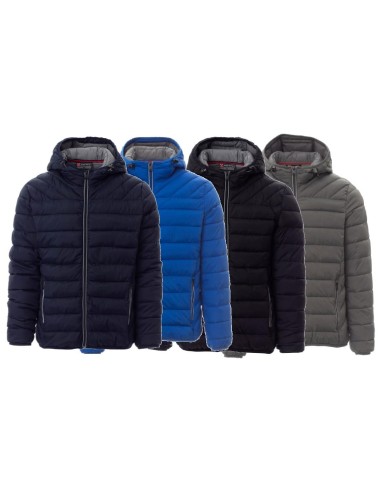 Piumino uomo giacca giubbino con cappuccio leggero 100 grammi Payper freetime