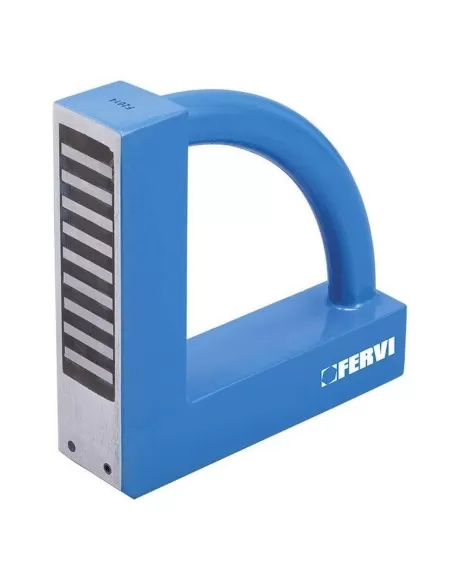 1 - Squadra magnetica a 90° professionale 200x200 mm 1000 n saldatura Fervi s056/200