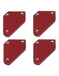 Set di 4 posizionatori squadre magnetici 4,5 kg saldatura Fervi s057/060s