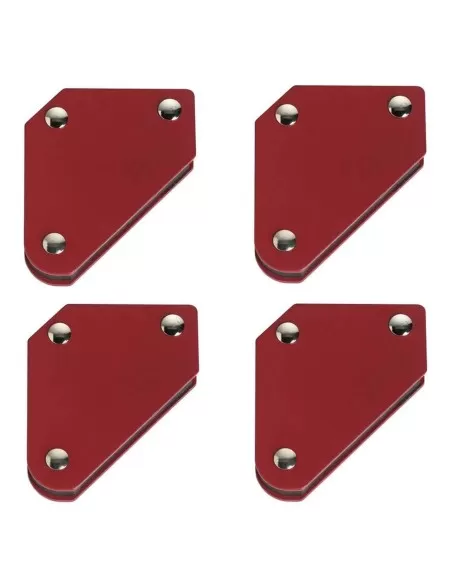 1 - Set di 4 posizionatori squadre magnetici 4,5 kg saldatura Fervi s057/060s