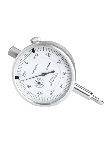 1 - Comparatore millesimale a orologio 0-1 mm risoluzione 0,001 mm Fervi c004