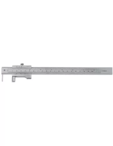 Calibro per tracciatura monoblocco satinato 200 mm Fervi c010/200