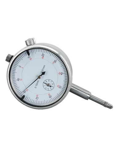 Comparatore centesimale a orologio 0-10 mm risoluzione 0,01 mm Fervi c023