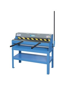 Cesoia manuale 105 cm per lamiera con banco Fervi t034/105