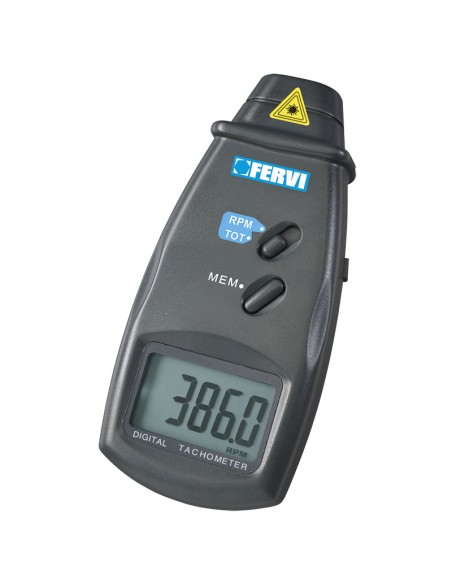 Contagiri tachimetro digitale ottico professionale Fervi c067