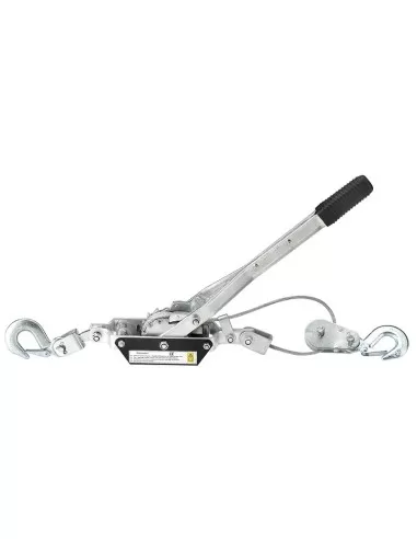 Argano tendi cavo manuale a leva con doppio cricchetto 800 kg Fervi 0066