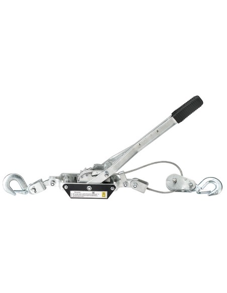 Argano tendi cavo manuale a leva con doppio cricchetto 800 kg Fervi 0066