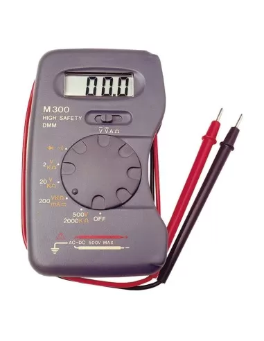 1 - Multimetro tester digitale tascabile Fervi t051