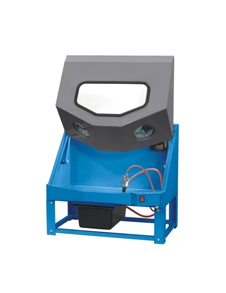 Vasca lavaggio lavapezzi da banco chiusa officina lava pezzi Fervi 0203