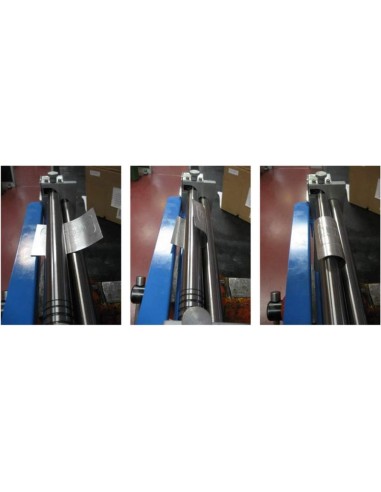 Mini calandra a 3 rulli per calandratura curvatura lamiere Fervi 0235