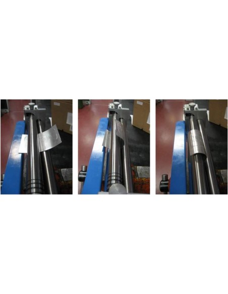 Mini calandra a 3 rulli per calandratura curvatura lamiere Fervi 0235