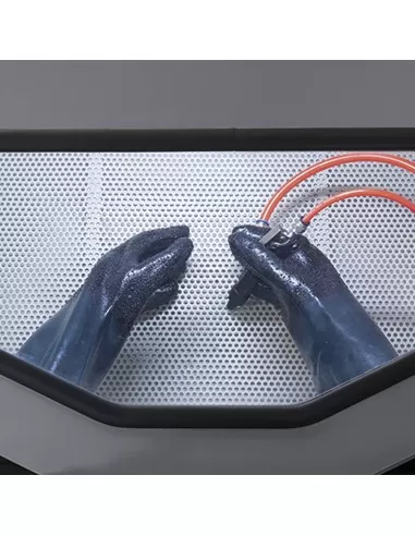 Vasca di lavaggio lavapezzi ad acqua calda officina lava pezzi Fervi 0305