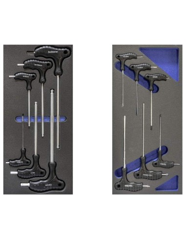 5 - Carrello cassettiera con utensili attrezzi 113 pz officina Fervi c900/cc01