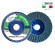 Disco lamellare 115 mm grana 40 supporto plastica tela zirconio Fervi dn6550.112