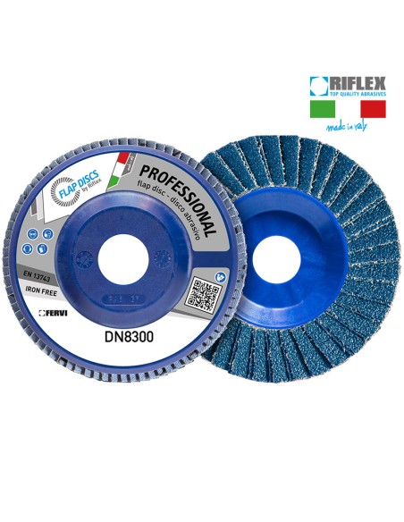 Disco lamellare abrasivo ø 180 mm grana 40 zirconio Fervi dn8300.182