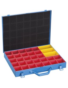 Valigetta portaminuteria in metallo 32 scomparti Fervi 0423/2