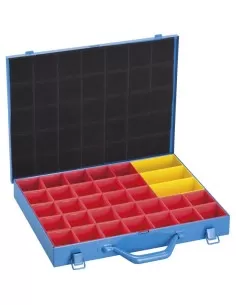 Valigetta portaminuteria in metallo 32 scomparti Fervi 0423/2