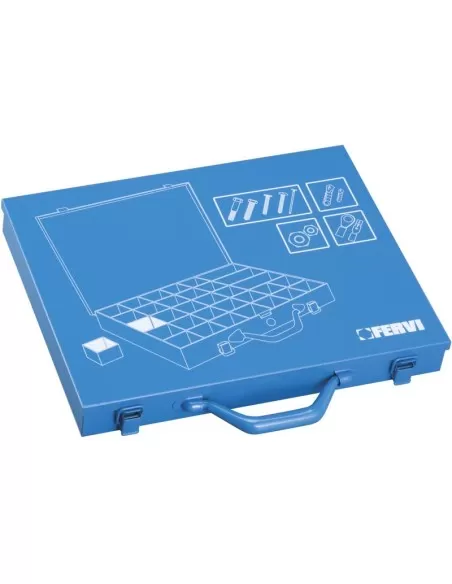 2 - Valigetta portaminuteria in metallo 32 scomparti Fervi 0423/2 2 - Valigetta portaminuteria in metallo 32 scomparti Fervi 0423/2