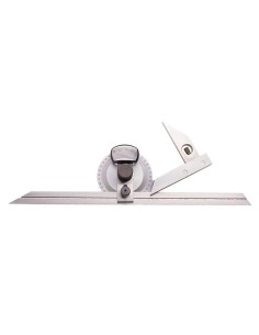 1 - Goniometro universale 0-360° con lente officina carpenteria Fervi g005
