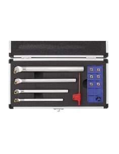 Set utensili per interno ad inserto 95° per tornio metallo Fervi kisclcr