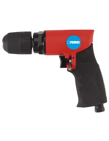 Trapano avvitatore ad aria compressa reversibile diametro 10 mm Fervi 0574