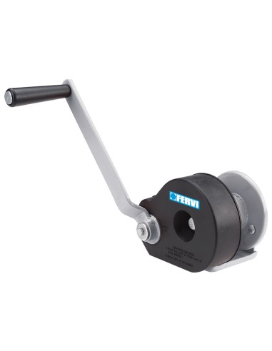 Argano paranco verricello manuale con freno 450 kg Fervi 0590