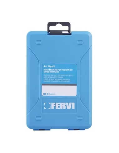 2 - Serie maschi hss per fori passanti con gambo rinforzato Fervi m312/p