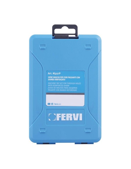 Serie maschi hss per fori passanti con gambo rinforzato Fervi m312/p