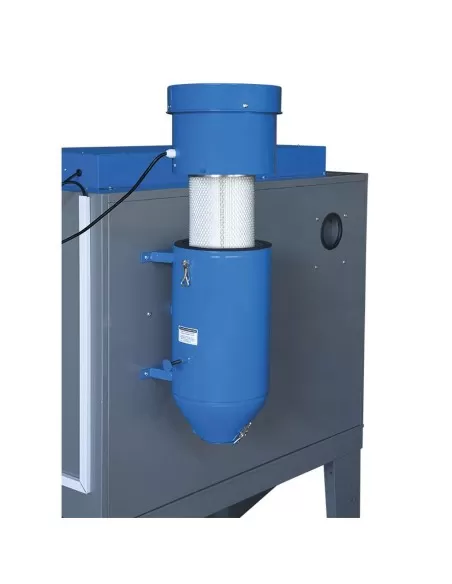 Sabbiatrice professionale con aspiratore a ciclone cabina sabbiatura Fervi 0601