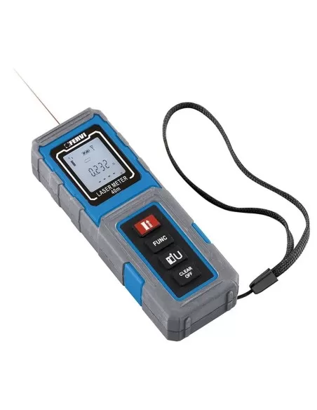 1 - Misuratore di distanza metro puntatore lcd laser 40m Fervi ml40
