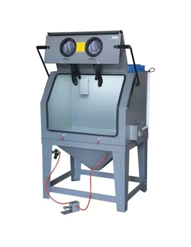 Sabbiatrice professionale con aspiratore a ciclone cabina sabbiatura Fervi 0601