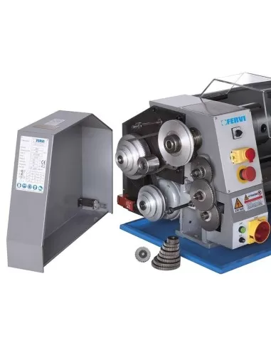 Tornio parallelo ferro metallo con dispositivo di fresatura Fervi 0657