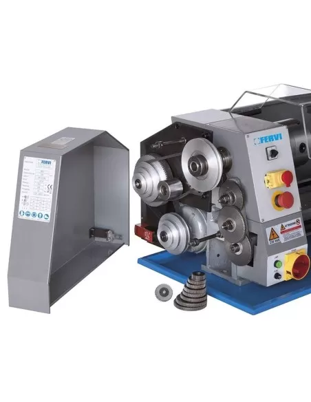 Tornio parallelo ferro metallo con dispositivo di fresatura Fervi 0657