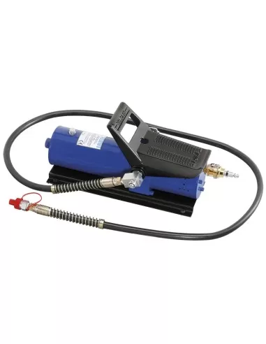 Pompa idraulica comando pneumatico a pedale per presse cric pistoni Fervi 0664