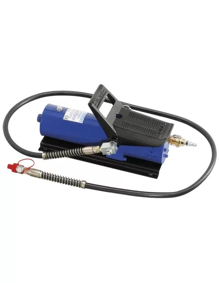 Pompa idraulica comando pneumatico a pedale per presse cric pistoni Fervi 0664