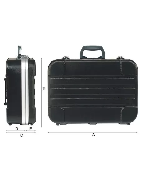 2 - Valigia valigetta trolley porta utensili attrezzi lavoro in abs Fervi 0683 2 - Valigia valigetta trolley porta utensili attrezzi lavoro in abs Fervi 0683