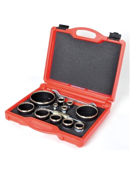 KIT PROFESSIONALE FRESE X LA FORATURA AD UMIDO MONTOLIT FORAKIT VAFA1