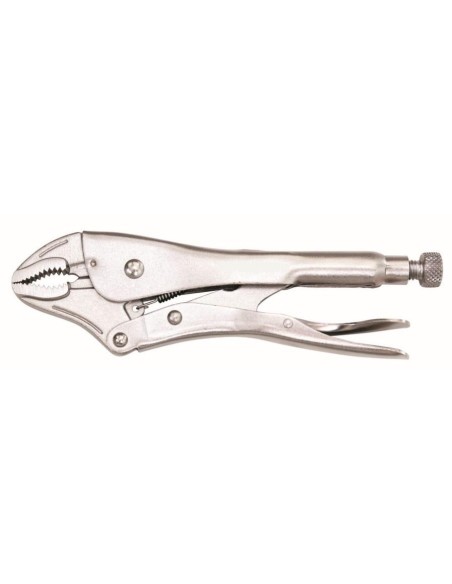 1 - Pinza grip a pressione 250mm autobloccante ganasce curve