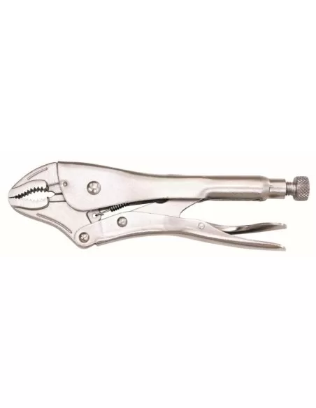 1 - Pinza grip a pressione 250mm autobloccante ganasce curve