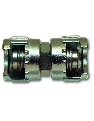 1 - RACCORDO GIUNZIONE CON DADO FRESATO CON FILETTO MASCHIO X ARIA COMPRESSA 1/4"