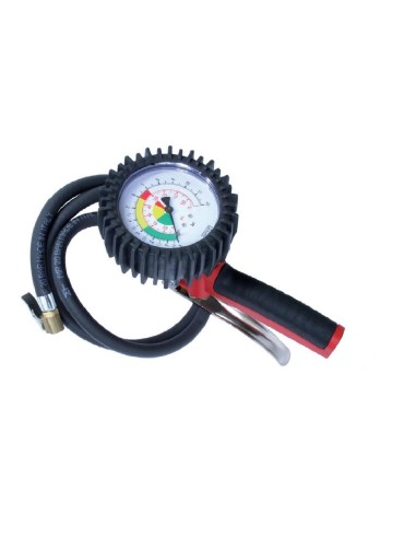 PISTOLA GONFIAGGIO PNEUMATICI MANOMETRO 0-12 BAR X COMPRESSORE