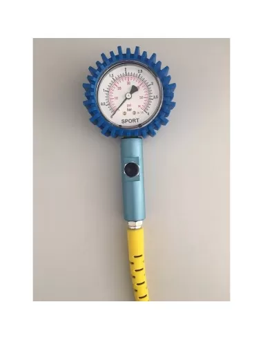 3 - MANOMETRO PRESSIONE GOMME PNEUMATICI MOTO AUTO 0 - 4 BAR 63 MM