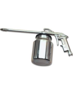 PISTOLA ARIA COMPRESSA LAVAGGIO GASOLIO CON SERBATOIO PER COMPRESSORE